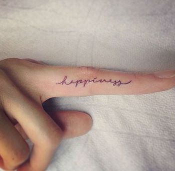“Happiness” on Your Finger